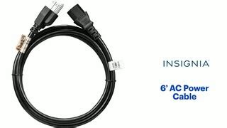 Insignia Ac Power Cable Black Ns Pc P B Best Buy