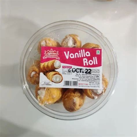 175gm Organic Shree Rajaveer Vanilla Roll Packaging Type Container At