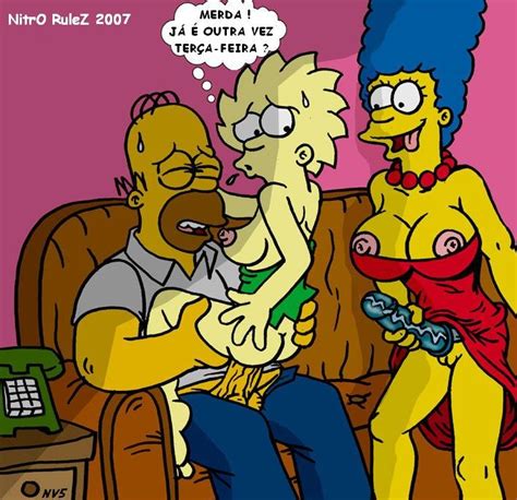 Rule 34 2005 2007 Female Homer Simpson Human Incest Lisa Simpson Male Marge Simpson Nev