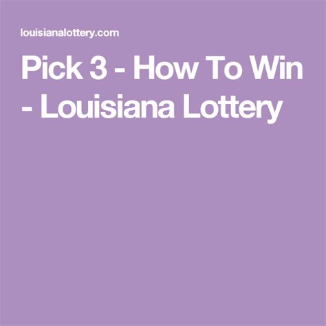 Louisiana Pick 5 Payout Chart