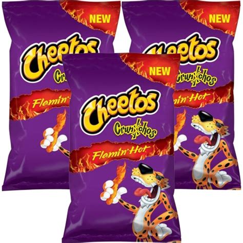 Cheetos Crunchos Flamin Hot Chrupki Kukurydziane O Smaku Pikantnym 3x 80 G 15787638302 Allegro Pl