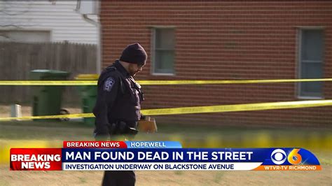 Police Swarm Hopewell Neighborhood Man Found Dead In Street