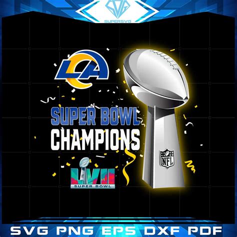 Los Angeles Rams Super Bowl Lvii 2023 Champions Png