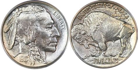 Buffalo Nickel Indian Head 1913-1938 US Coin Guide Images