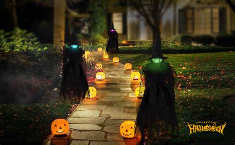 Amazon Halloween Decorations Outdoor Witch Decor 51 Set Of 3