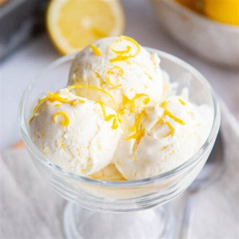 Easy No Churn Lemon Ice Cream The Busy Baker