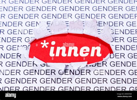 Stuttgart Germany January 23 2024 Gendern With Gendersternchen As