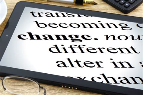 Change - Free of Charge Creative Commons Tablet Dictionary image 