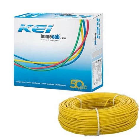 Kei Sqmm Fire Retardant Wire Roll Length M At Rs Roll In