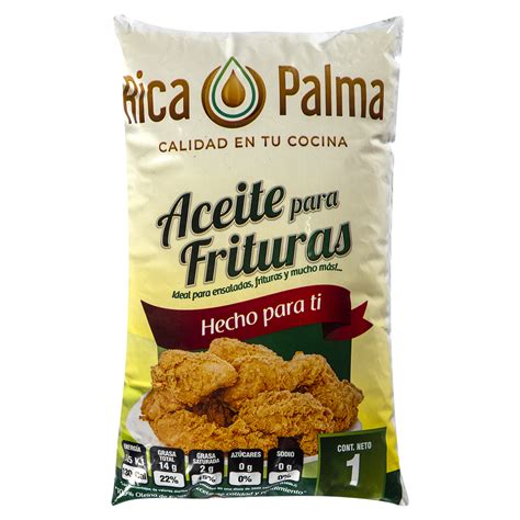 Aceite Rica Palma En Funda Litro