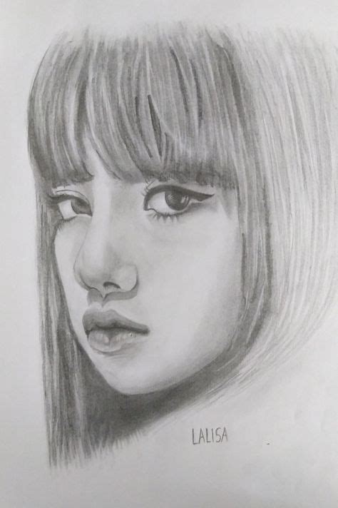 Lisa Blackpink Drawing Easy