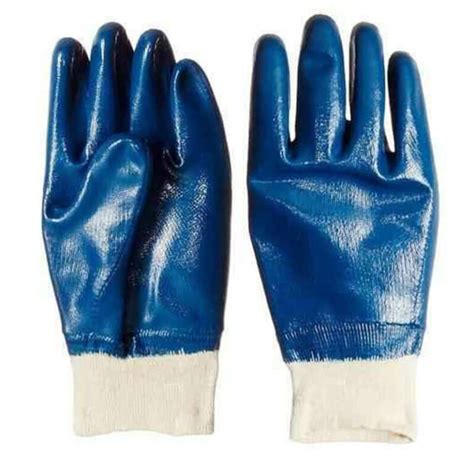 Gauge Polyester Liner Smooth Nitrile Half Coated Gloves Pngh