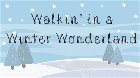 Winter Wonderland Lyrics - Worksheets Library