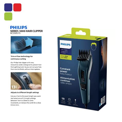 PHILIPS SERIES 3000 HAIR CLIPPER – HC3505/15 – Kemudi Timur