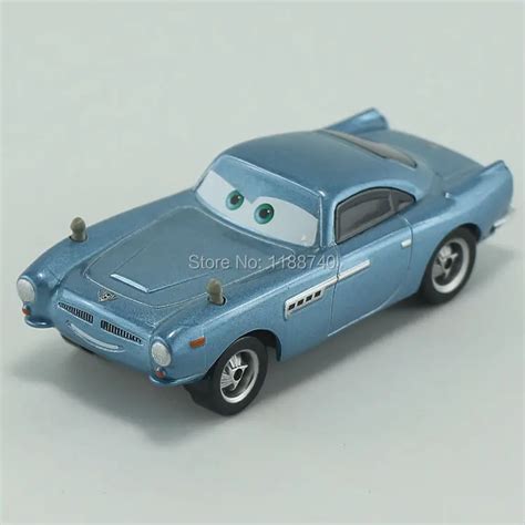 Pixar Cars Finn McMissile Diecast Metal Toy Car For Children Gift 1:55 ...