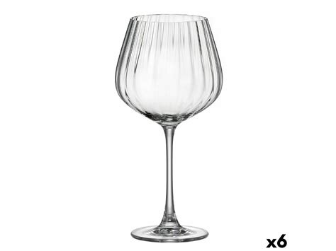 Copo De Cocktail Bohemia Crystal Optic Transparente Vidro 640 Ml 6