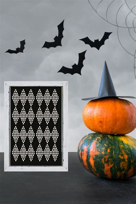 Halloween Wall Decor, Black and White Wall Art, Halloween Prints ...