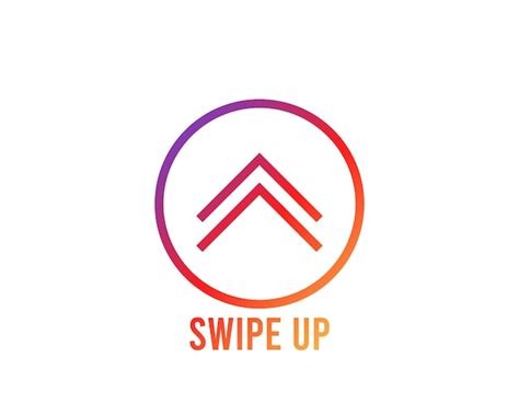 Premium Vector Swipe Up Buttons Set Application And Social Network