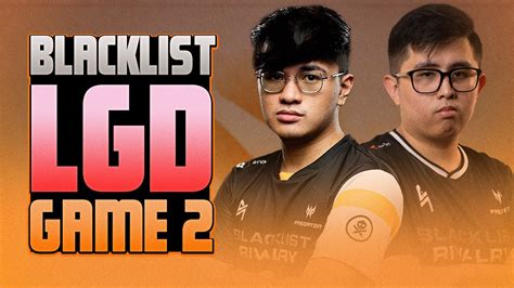 Blacklist Vs Lgd Game Watch Party With Kuku Jing Armel Hubris