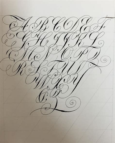 Copperplate Alphabet