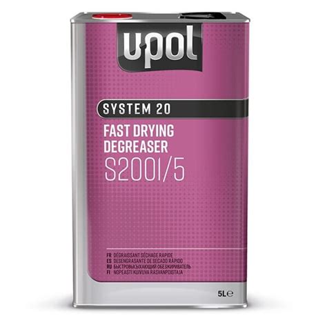 U Pol S20015 Fast Drying Degreaser 5lt