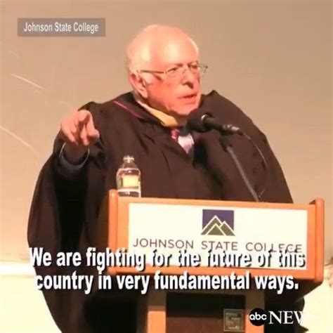 ABC News Politics on Twitter: ".@BernieSanders tells Class of 2017 grads: "You just cannot look ...