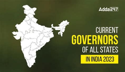 List Of Current Governors In India 2023 State Wise