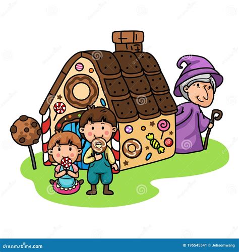 Hansel And Gretel Vector Illustration Cartoondealer