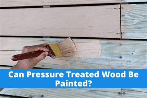 Can Pressure Treated Wood Be Painted WoodMedium