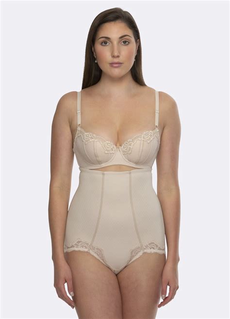 Allover Lace High Waist Control Brief Temptations Lingerie Swimwear