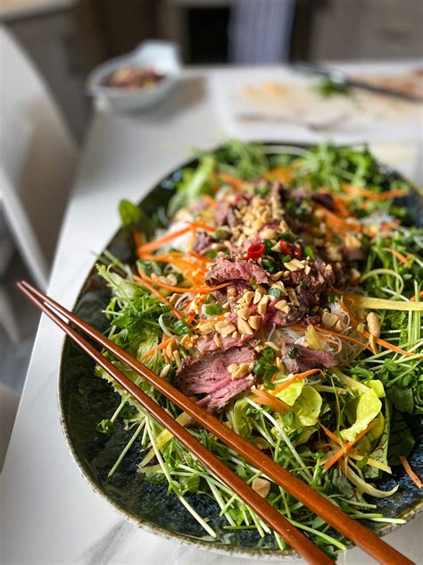 Salade de boeuf à la vietnamienne Cuisine maison Escapades gourmandes