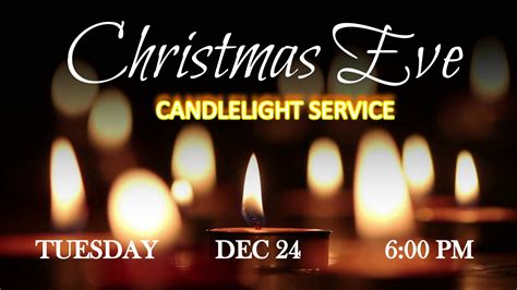 Christmas Eve Candlelight Service – First Church of Woburn