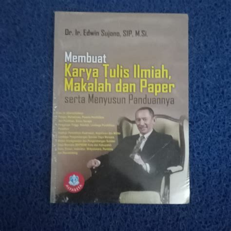 Jual Buku Membuat Karya Tulis Ilmiah Makalah Dan Paper Serta Menyusun