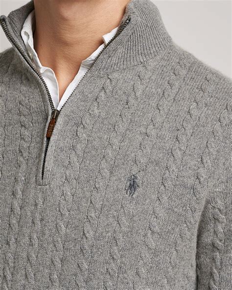 Polo Ralph Lauren Cable Knit Half Zip Jumper Farfetch Atelier Yuwa