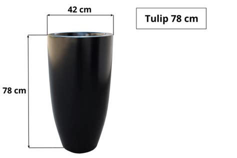 Wysoka Donica Okr G A Z W Kna Szklanego Tulip Wys Cm Rednica