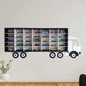 Laser Cut Truck Hot Wheels Display Shelf Vector Etsy