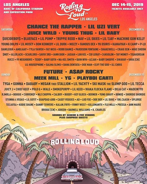 Rolling Loud Festival Los Angeles 2019 Lineup