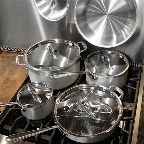 All Clad Master Chef 2 Stainless 10 Piece Cookware Set