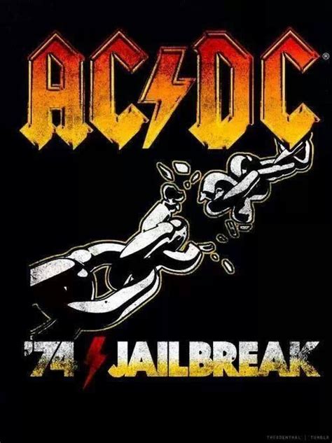 AC/DC - Jailbreak 1974 | Rock music, Classic rock albums, Music poster