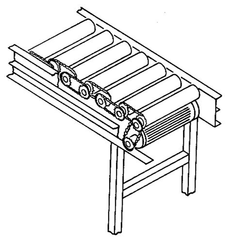 A Drawing Of A Wooden Table With Two Rollers On The Top And One Roller