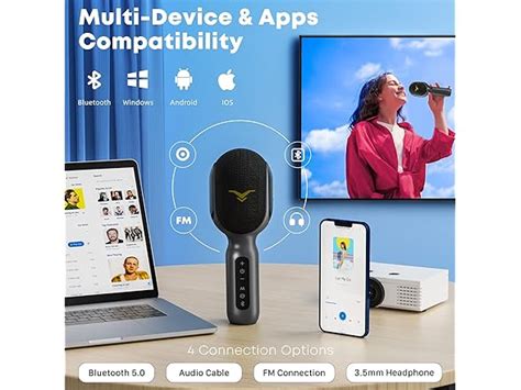 Wireless Bluetooth Karaoke Microphone