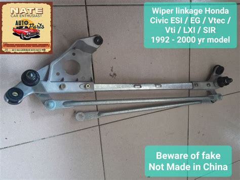 Wiper Linkage Honda Civic Esi Eg Vtec Vti Lxi Sir