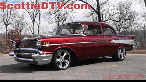 1957 Chevrolet Bel Air Custom Hot Rod With A Steve Holcomb Pro Auto Custom Interior Makeover