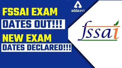 Fssai Exam Date Fssai New Exam Dates Declared Fssai Exam