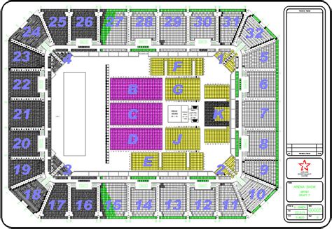 Adelaide Entertainment Centre Seating Map