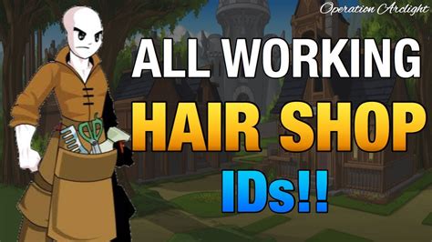 Aqw All Working Hair Shop Ids Updated Youtube