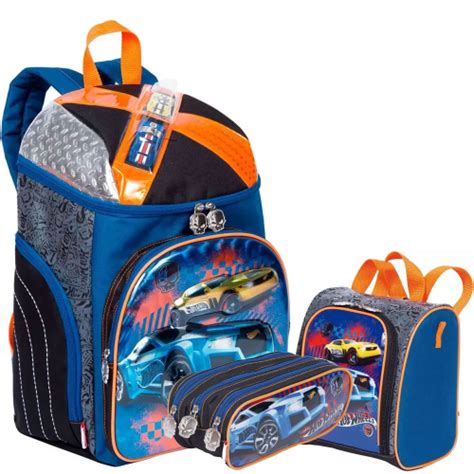 Kit Mochila De Costas Hot Wheels Sestini Grande Lancheira Estojo Z Em Promo O Na Americanas