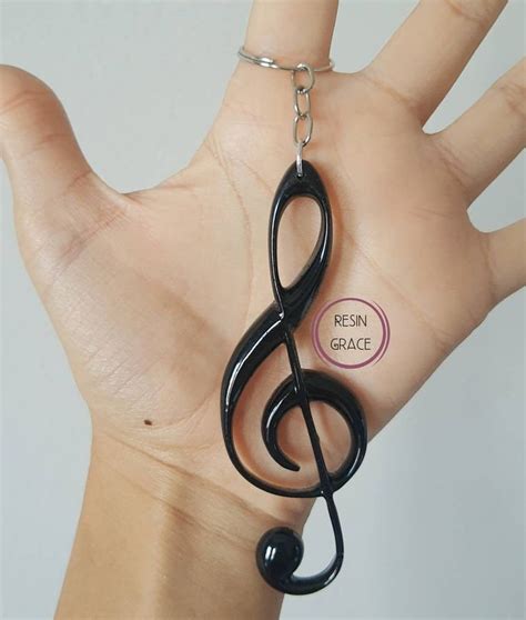 Chaveiro Clave De Sol Keyrings Arts And Crafts Clay Art