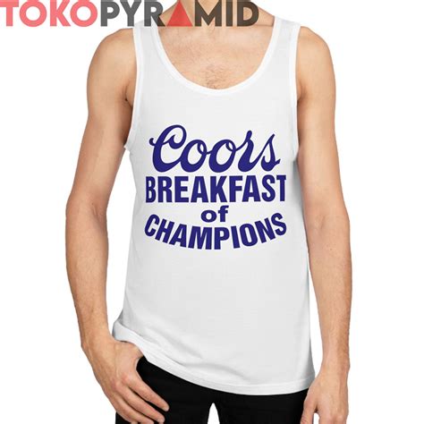 Rare Vintage Coors Breakfast Of Champions Shirt Tokopyramid