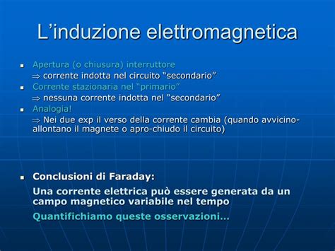 Ppt Legge Di Faraday Neumann Lenz Induzione Elettromagnetica E